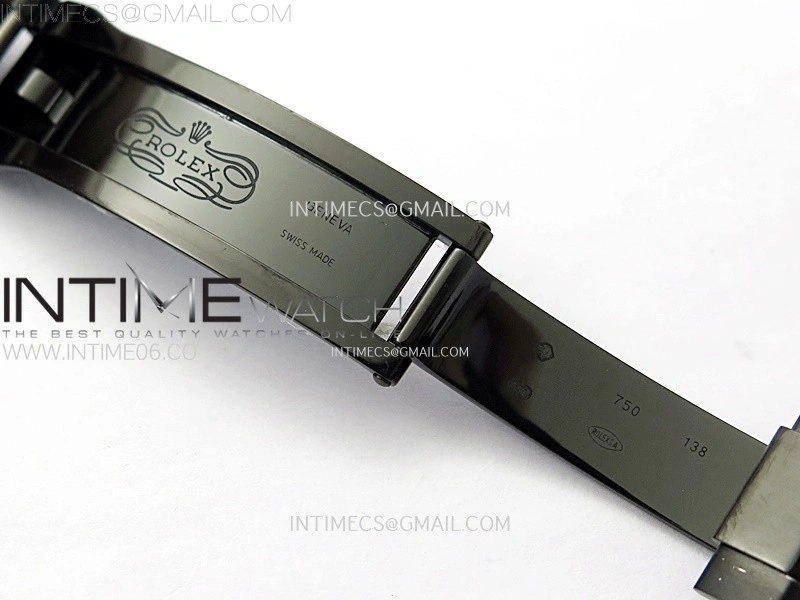 Daytona PVD Ceramic Bezel GETF Best Edition Skeleton Black Dial on Black Rubber Strap SA4130