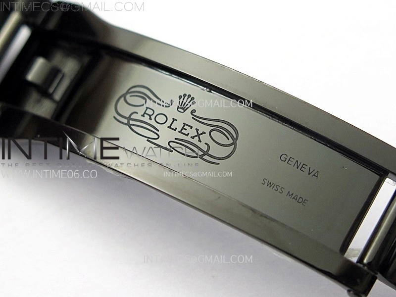 Daytona PVD Ceramic Bezel GETF Best Edition Skeleton Black Dial on Black Rubber Strap SA4130