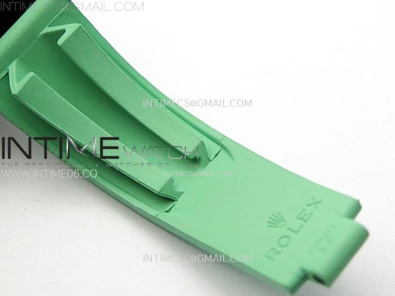 Daytona PVD Ceramic Bezel GETF Best Edition Skeleton Green Dial on Green Rubber Strap SA4130