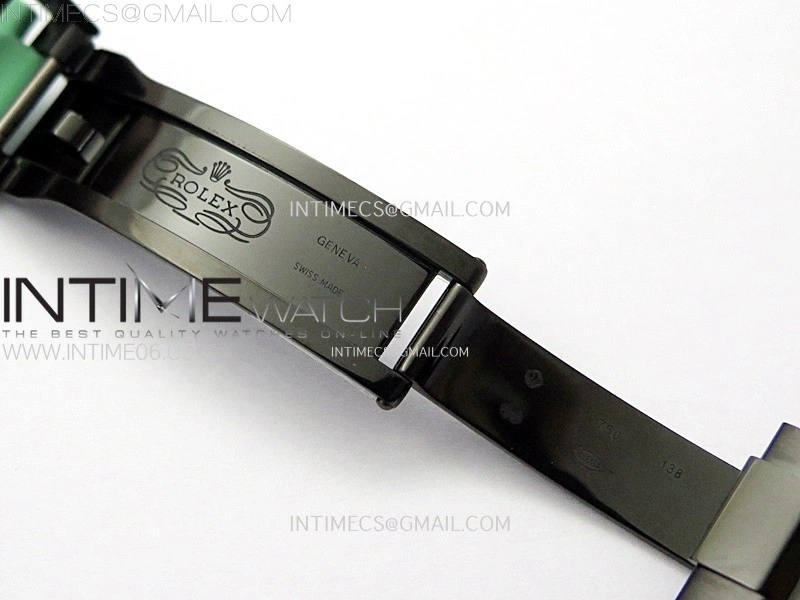 Daytona PVD Ceramic Bezel GETF Best Edition Skeleton Green Dial on Green Rubber Strap SA4130