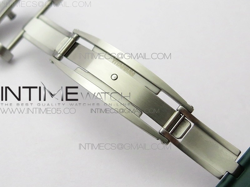 RM055 White Ceramic KVF Best Edition Skeleton Dial White on Green Rubber Strap MIYOTA8215 V3