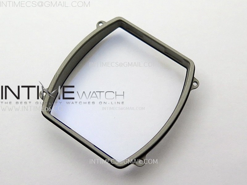 RM055 White Ceramic ZF 1:1 Best Edition Skeleton Dial On White Rubber Strap RMUL2 Super Clone