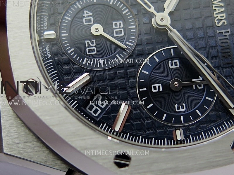 Royal Oak Chrono 26240 SS APSF 1:1 Best Edition Blue Dial on SS Bracelet SA4401 Super Clone