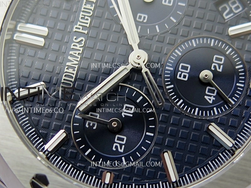 Royal Oak Chrono 26240 SS APSF 1:1 Best Edition Blue Dial on SS Bracelet SA4401 Super Clone