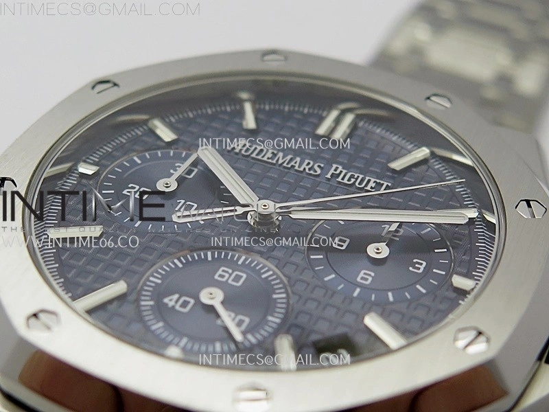 Royal Oak Chrono 26240 SS APSF 1:1 Best Edition Blue Dial on SS Bracelet SA4401 Super Clone