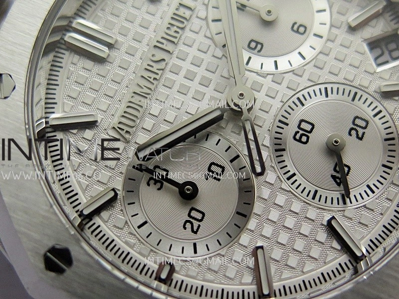 Royal Oak Chrono 26240 SS ZF 1:1 Best Edition Silver Dial On SS Bracelet Super Clone DD4401