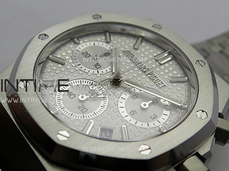 Royal Oak Chrono 26240 SS ZF 1:1 Best Edition Silver Dial On SS Bracelet Super Clone DD4401