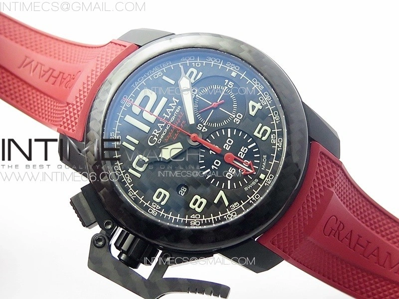 Chronofighter Superlight JKF 1:1 Best Edition on Black Rubber Strap A7750
