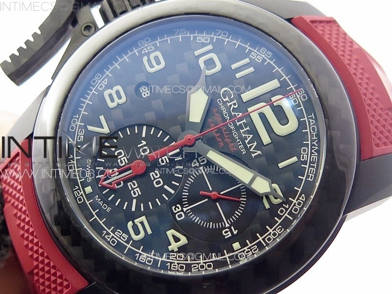 Chronofighter Superlight JKF 1:1 Best Edition on Black Rubber Strap A7750