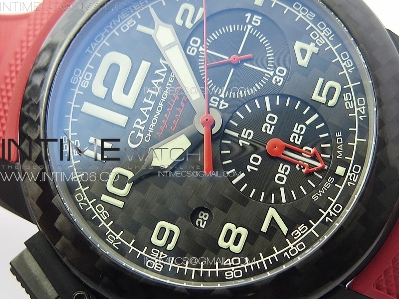 Chronofighter Superlight JKF 1:1 Best Edition on Black Rubber Strap A7750