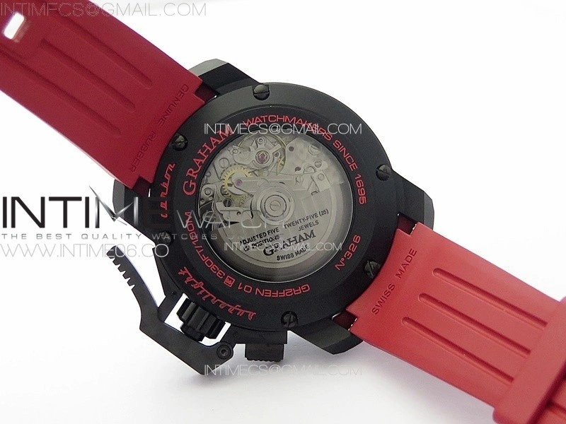 Chronofighter Superlight JKF 1:1 Best Edition on Black Rubber Strap A7750