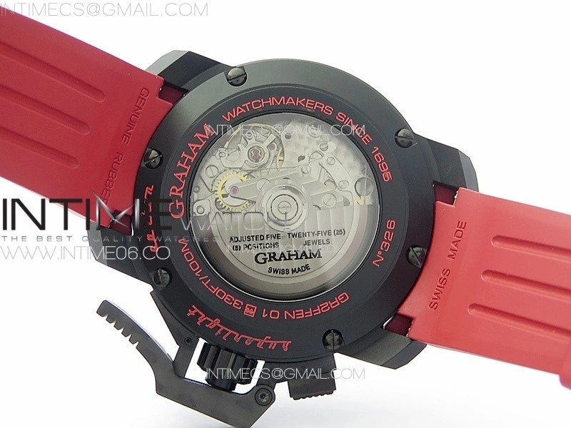 Chronofighter Superlight JKF 1:1 Best Edition on Black Rubber Strap A7750