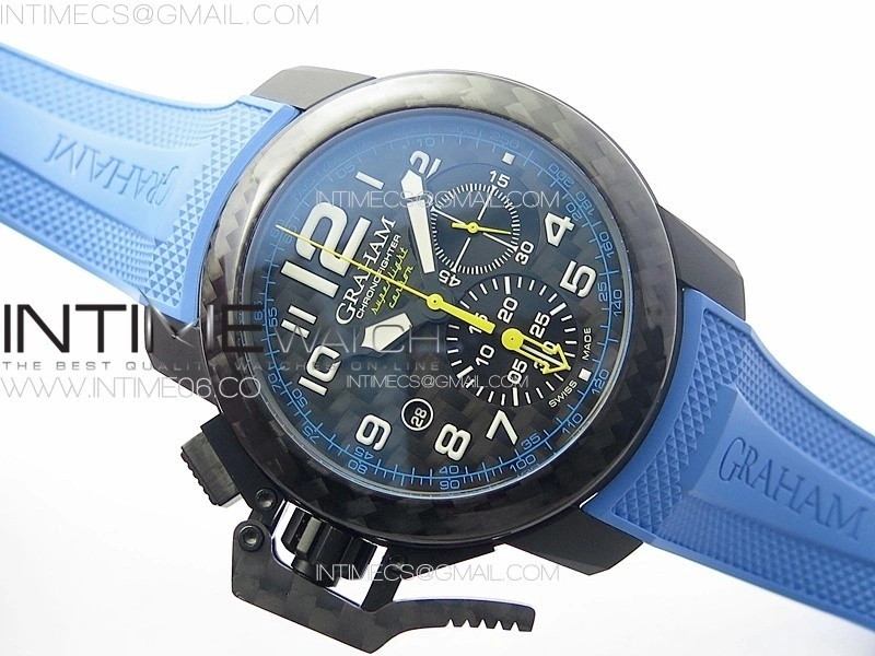 Chronofighter Superlight JKF 1:1 Best Edition on Blue Rubber Strap A7750
