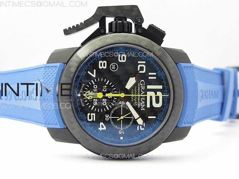 Chronofighter Superlight JKF 1:1 Best Edition on Blue Rubber Strap A7750