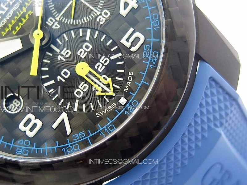 Chronofighter Superlight JKF 1:1 Best Edition on Blue Rubber Strap A7750