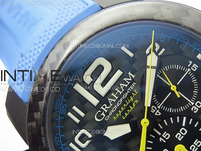 Chronofighter Superlight JKF 1:1 Best Edition on Blue Rubber Strap A7750