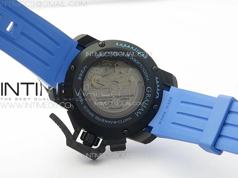 Chronofighter Superlight JKF 1:1 Best Edition on Blue Rubber Strap A7750