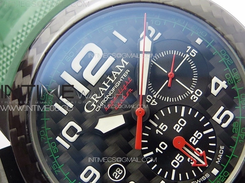 Chronofighter Superlight JKF 1:1 Best Edition on Green Rubber Strap A7750