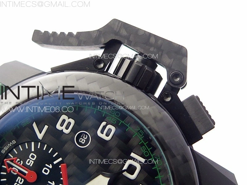 Chronofighter Superlight JKF 1:1 Best Edition on Green Rubber Strap A7750