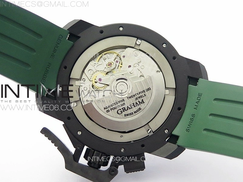 Chronofighter Superlight JKF 1:1 Best Edition on Green Rubber Strap A7750