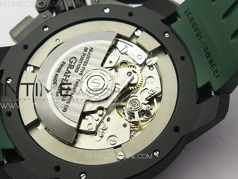 Chronofighter Superlight JKF 1:1 Best Edition on Green Rubber Strap A7750