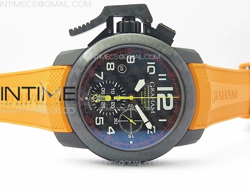 Chronofighter Superlight JKF 1:1 Best Edition on Orange Rubber Strap A7750