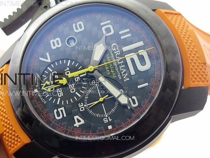 Chronofighter Superlight JKF 1:1 Best Edition on Orange Rubber Strap A7750