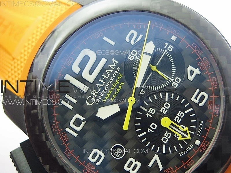Chronofighter Superlight JKF 1:1 Best Edition on Orange Rubber Strap A7750