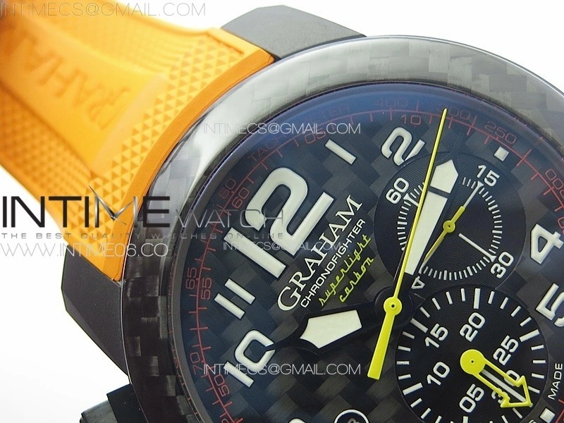 Chronofighter Superlight JKF 1:1 Best Edition on Orange Rubber Strap A7750