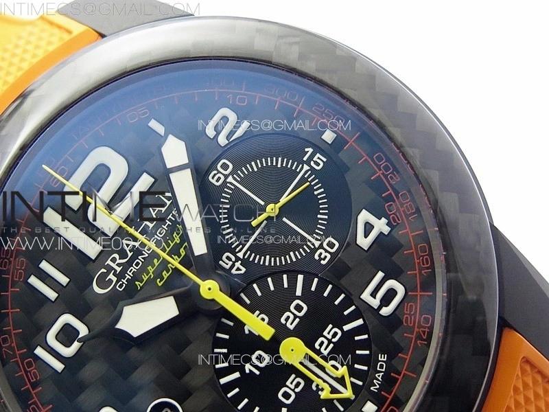 Chronofighter Superlight JKF 1:1 Best Edition on Orange Rubber Strap A7750