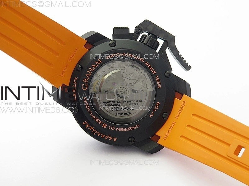 Chronofighter Superlight JKF 1:1 Best Edition on Orange Rubber Strap A7750