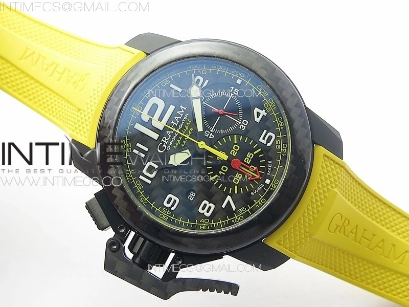 Chronofighter Superlight JKF 1:1 Best Edition on Yellow Rubber Strap A7750