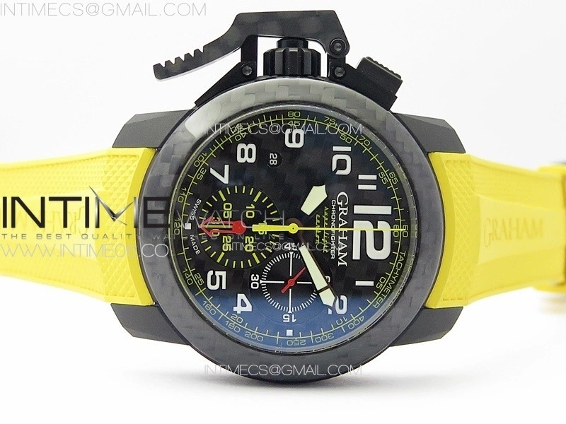 Chronofighter Superlight JKF 1:1 Best Edition on Yellow Rubber Strap A7750