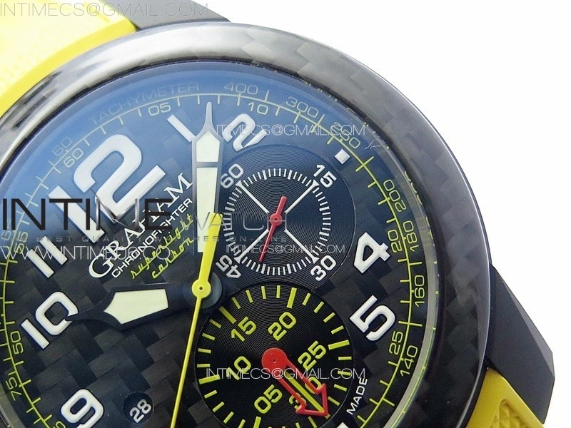 Chronofighter Superlight JKF 1:1 Best Edition on Yellow Rubber Strap A7750