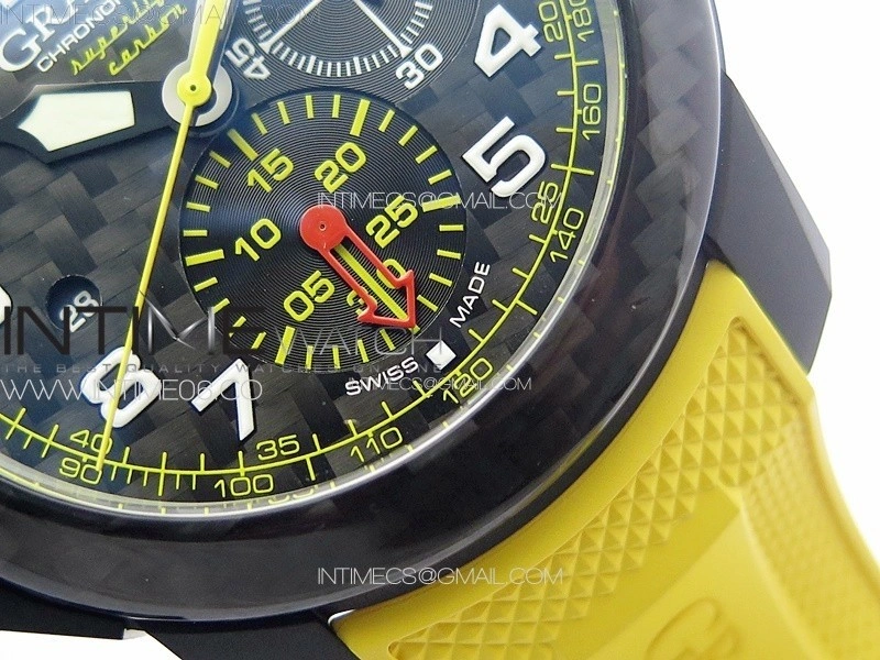 Chronofighter Superlight JKF 1:1 Best Edition on Yellow Rubber Strap A7750