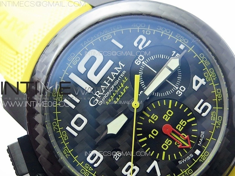Chronofighter Superlight JKF 1:1 Best Edition on Yellow Rubber Strap A7750