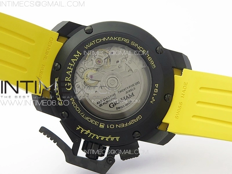 Chronofighter Superlight JKF 1:1 Best Edition on Yellow Rubber Strap A7750