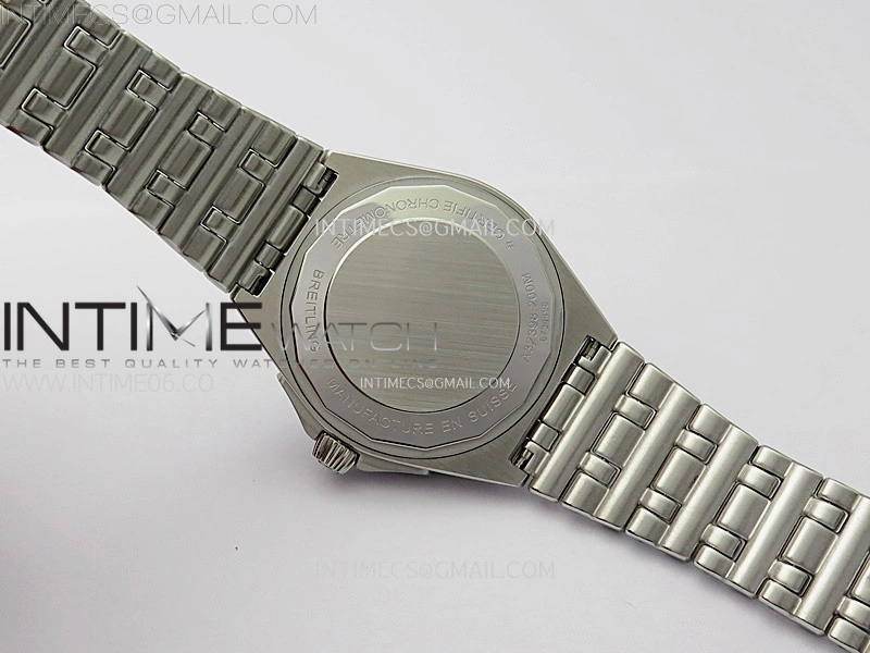 Chronomat 40mm GMT SS TWSF 1:1 Best Edition Blue Dial on SS Bracelet A2836