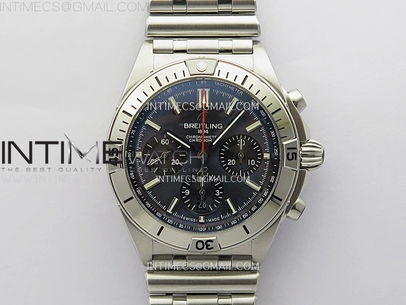 Chronomat B01 42mm SS TF 1:1 Best Edition Blue Dial on SS Bracelet A7750