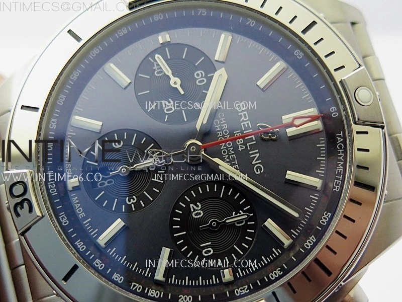Chronomat B01 42mm SS TF 1:1 Best Edition Blue Dial on SS Bracelet A7750