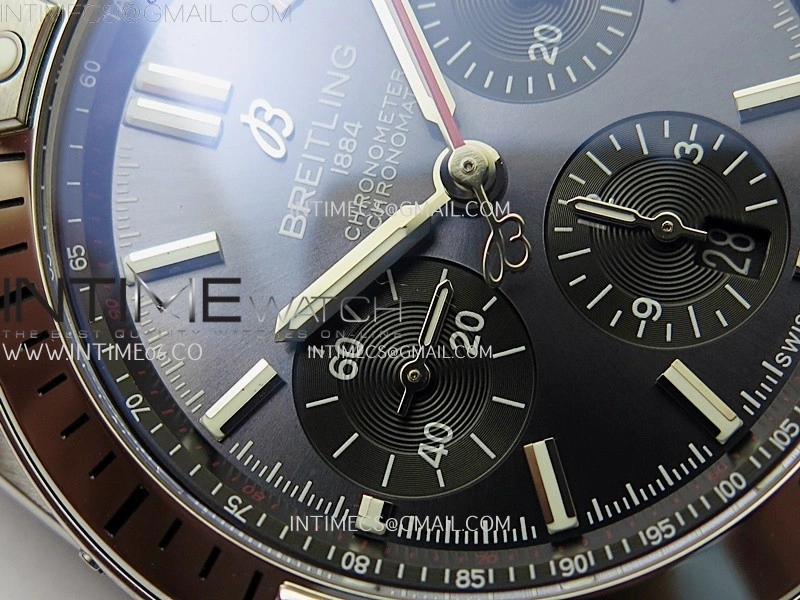 Chronomat B01 42mm SS TF 1:1 Best Edition Blue Dial on SS Bracelet A7750