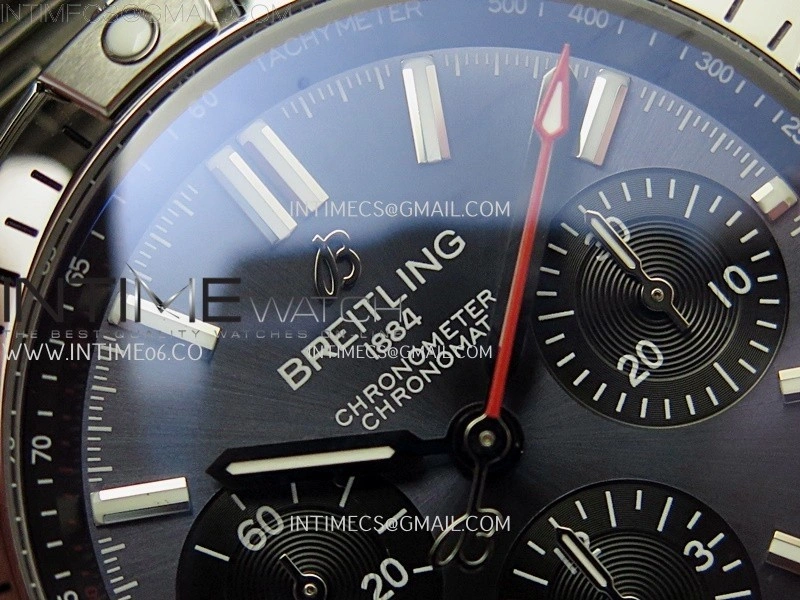 Chronomat B01 42mm SS TF 1:1 Best Edition Blue Dial on SS Bracelet A7750
