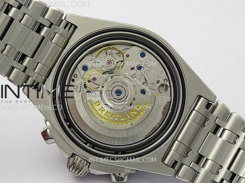 Chronomat B01 42mm SS TF 1:1 Best Edition Green Dial on SS Bracelet A7750