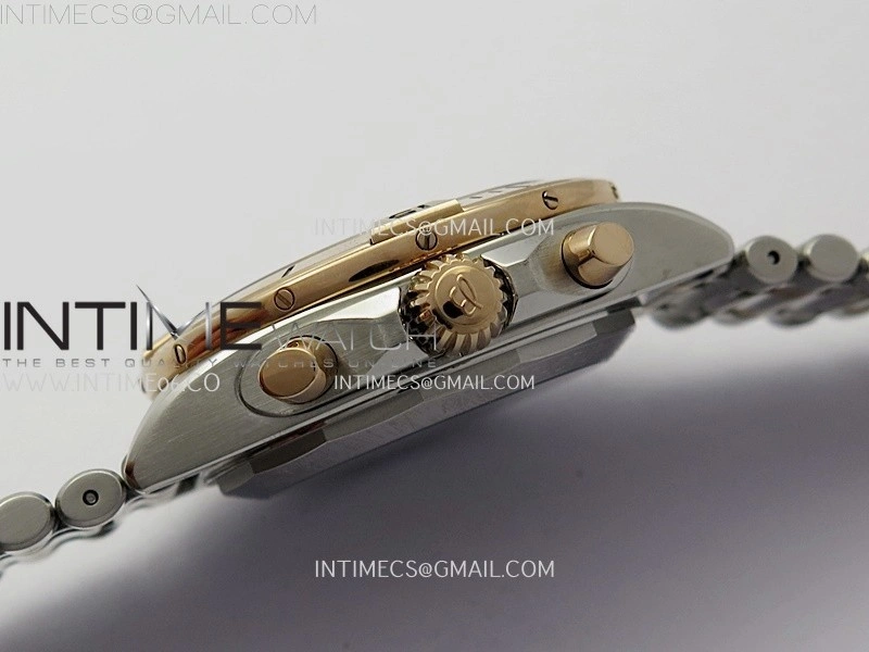 Chronomat B01 42mm SS RG TF 1:1 Best Edition Blue Dial on SS Bracelet A7750