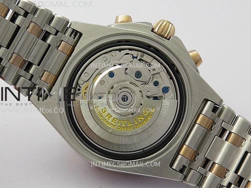 Chronomat B01 42mm SS RG TF 1:1 Best Edition Blue Dial on SS Bracelet A7750