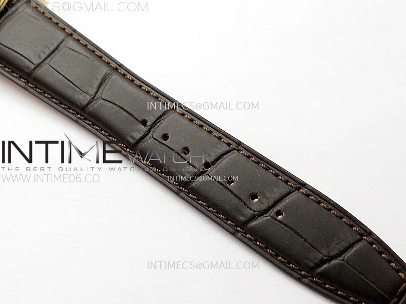 Portugieser Chrono Classic 42 IW3904 RG AZF 1:1 Best Edition White dial on Brown Leather Strap A7750