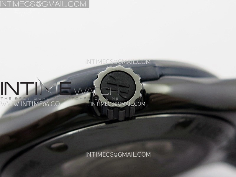 Classic Fusion 42mm Ceramic JJZF 1:1 Best Edition Blue Dial On Blue Rubber Strap