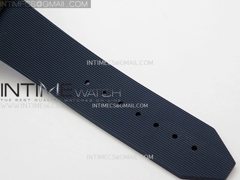Classic Fusion 42mm Ceramic JJZF 1:1 Best Edition Blue Dial On Blue Rubber Strap
