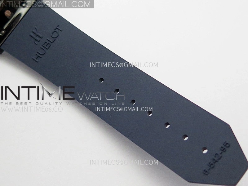 Classic Fusion 42mm Ceramic JJZF 1:1 Best Edition Blue Dial On Blue Rubber Strap