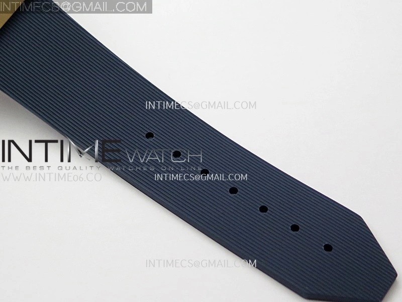Classic Fusion 42mm RG JJZF 1:1 Best Edition Blue Dial On Blue Rubber Strap